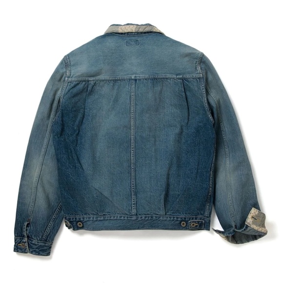 Maru Sankaku Peke - Patchwork Denim Jacket - Picture 2 of 2